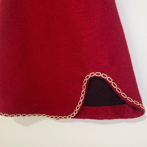 NWT ZARA Mini Asymmetric dress red - Picture 5 of 13